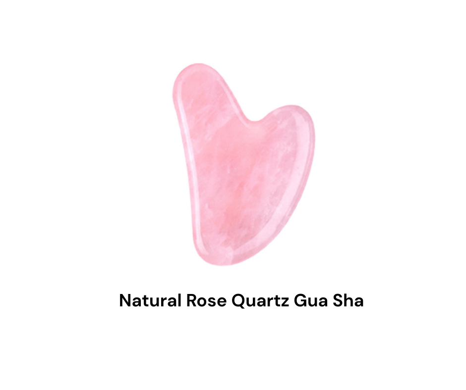 Natural Rose Quartz Gua Sha